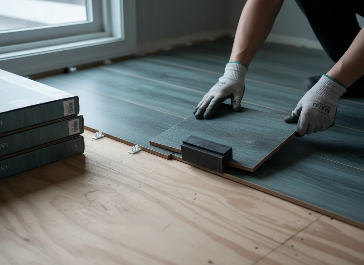 Luxury Vinyl Plank Installation company in Jet, OK